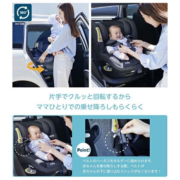 楽天市場】ジョイー Joie チャイルドシート アイ・アーク360 ISOFIX i