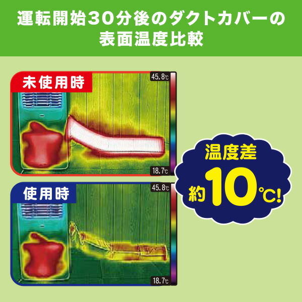 楽天市場】移動式エアコン用 ダクトカバー 選べる2種類 対応可能サイズ