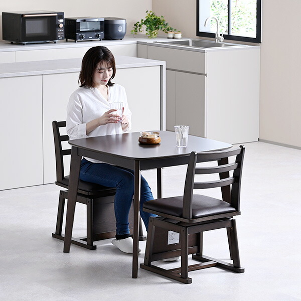 ムー様専用】[正方形85✕85] ダイニングこたつ600Wファンヒーター