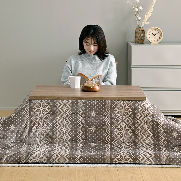 楽天市場】こたつ こたつ布団 長方形 80×60用 フランネル調 両面使える