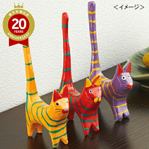 楽天市場】バリ ネコ置物3個セット【バリ島 インドネシア お土産