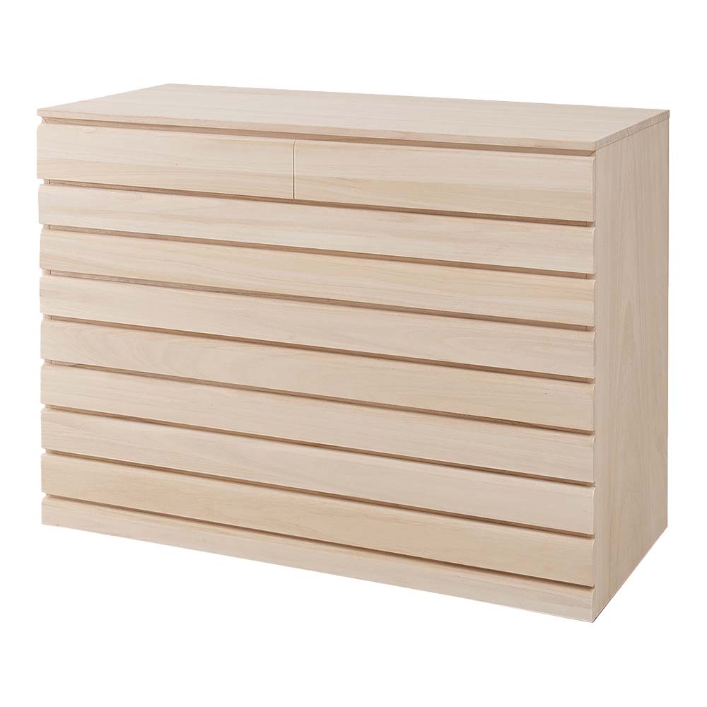 楽天市場】日本製 桐洋風チェスト 幅100 8段 生地仕上げ タンス 箪笥