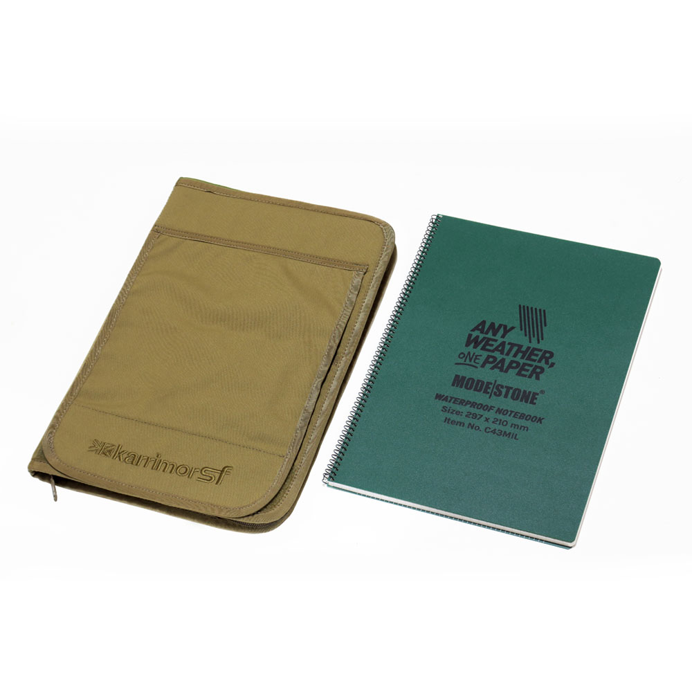 楽天市場】モードストーン 耐水ノート A4 + キャリアー セット (C43MIL