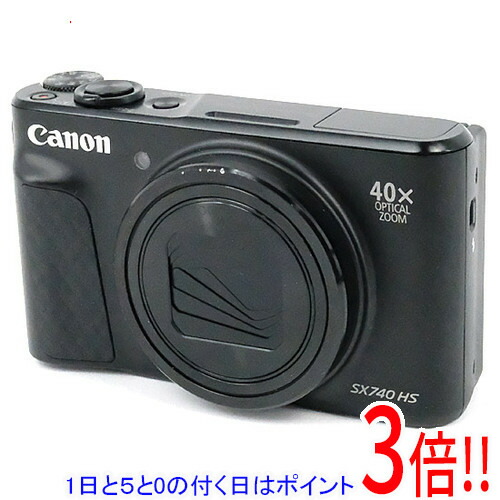 楽天市場】キヤノン powershot sx740 hs ブラックの通販