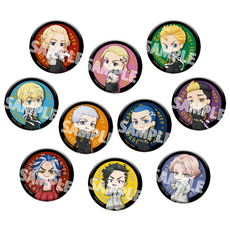 東京リベンジャーズ マイキーマート マットメタリック缶バッジ 佐野