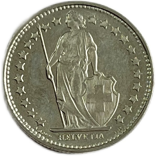 スイスフラン＊100フラン分＊1/2フラン×200枚＝100フラン スイスフラン