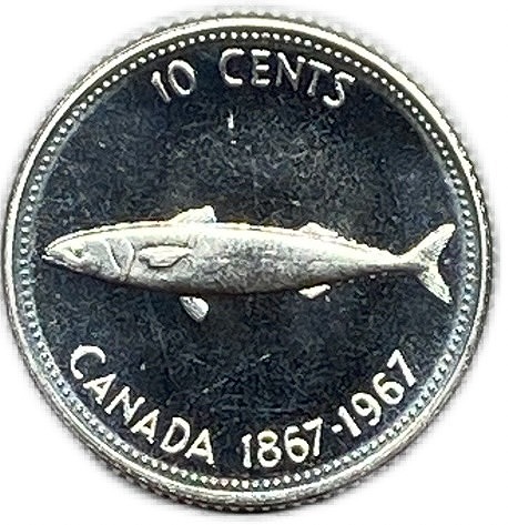 楽天市場】カナダ 10セント 1867年～1967年 未使用 Canada coin 10