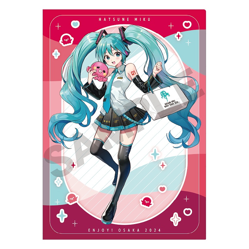 初音ミク北野天満宮KNF2019クリアファイル 森倉円ver. KNFイラスト展