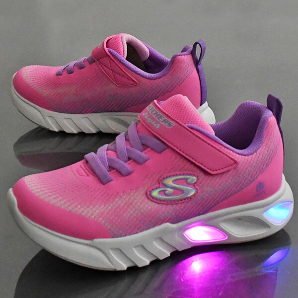 楽天市場】【動画あり】送料無料 光る靴 スケッチャーズ キッズ