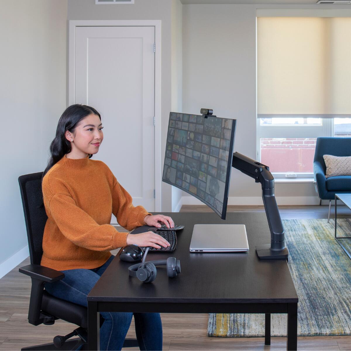 楽天市場】【モニターアーム】エルゴトロン HX デスクモニターアーム