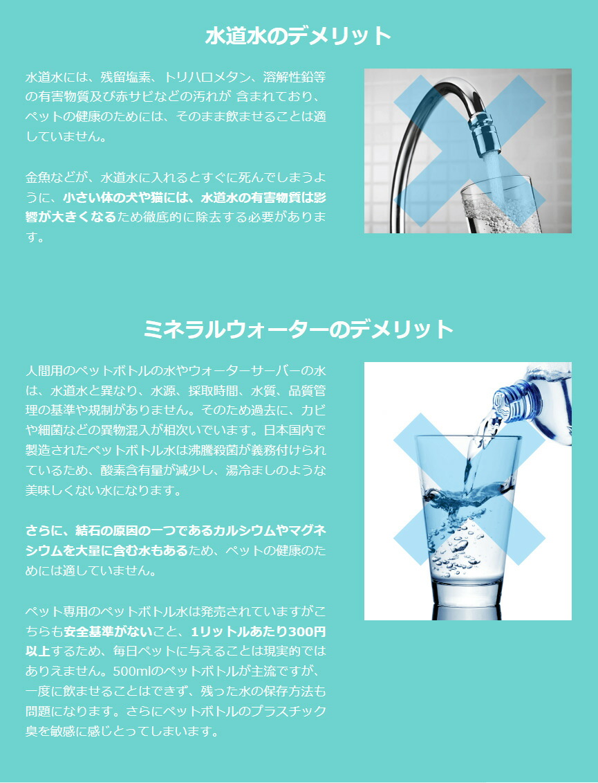 楽天市場】イーテック 浄水器 わんにゃん浄水器 ペット 浄水ポット