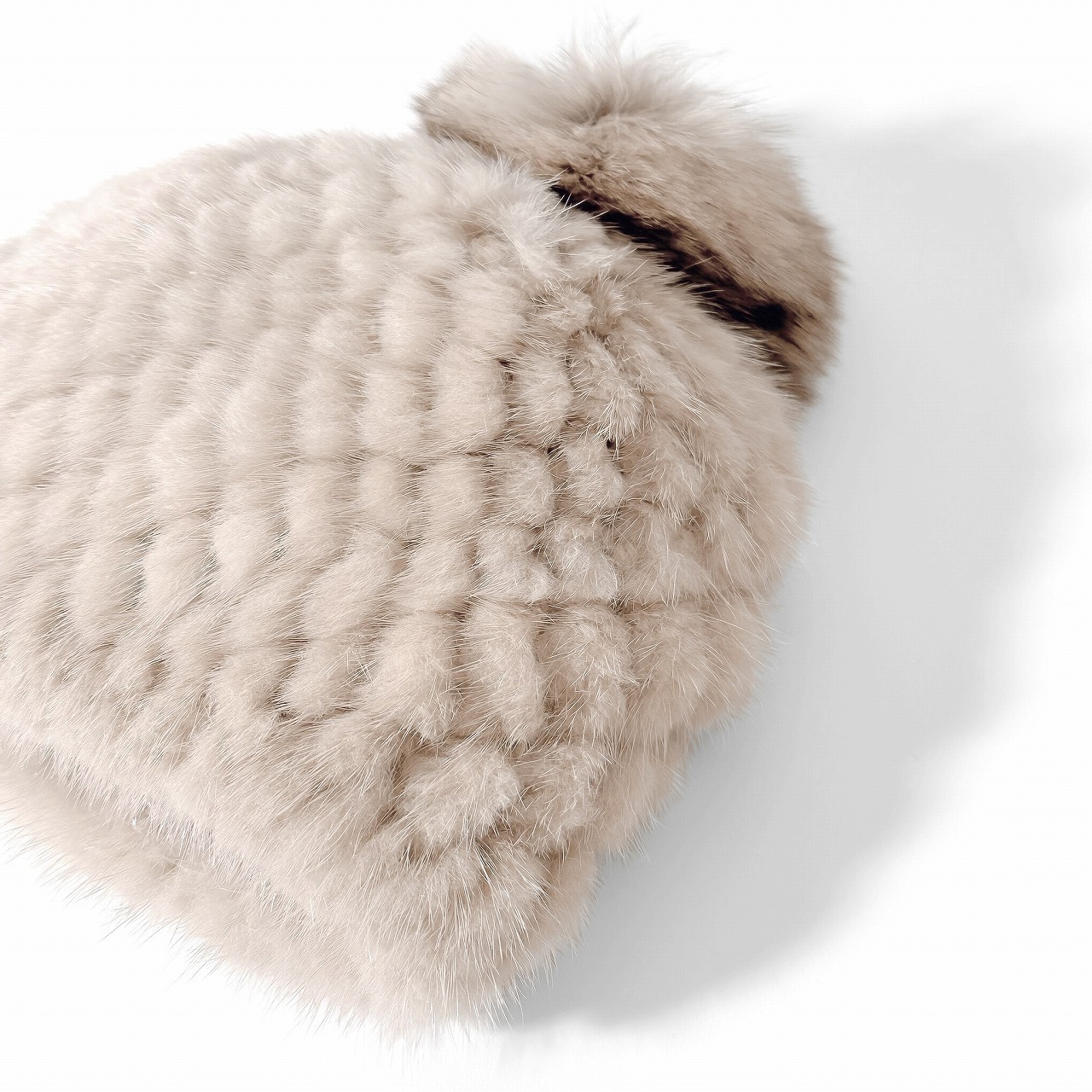 楽天市場】Max Mara マックスマーラ ニット帽 DELIA ミンク フォックス