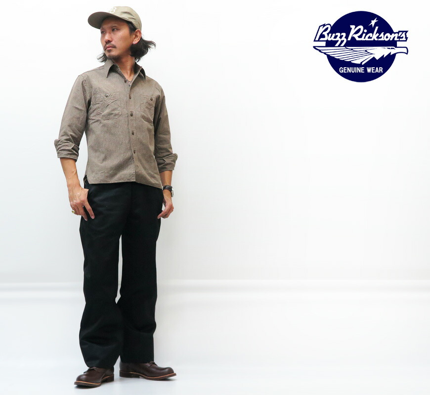 楽天市場】バズリクソンズ Buzz Rickson's ブラック チノ パンツ 1942