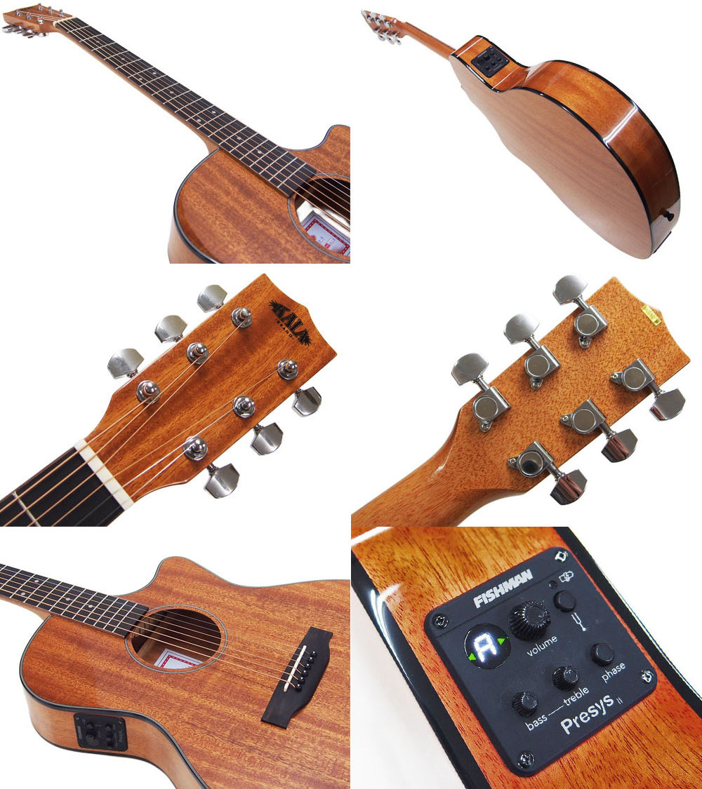 楽天市場】KALA KA-GTR-MTS-E 表板 マホガニー 単板 カラ エレアコ