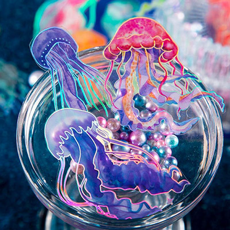 ❤️【J】フローラルグラス♡ハイドランジアの奇跡ステッカー♡15枚