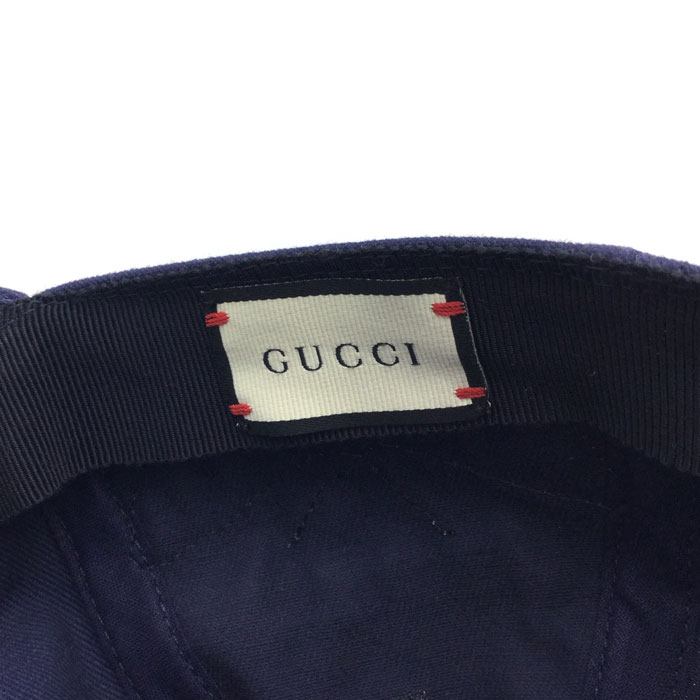 楽天市場】【GUCCI】（グッチ）ワッペン キャップ ロゴ刺繍入り【USED