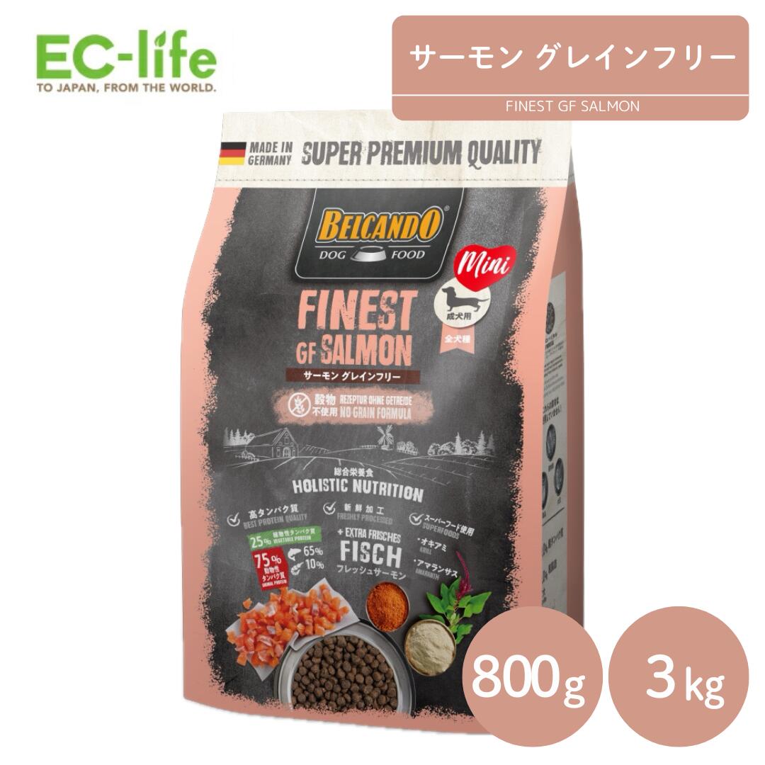 楽天市場】☆BELCANDO ベルカンド アダルト サーモン グレインフリー