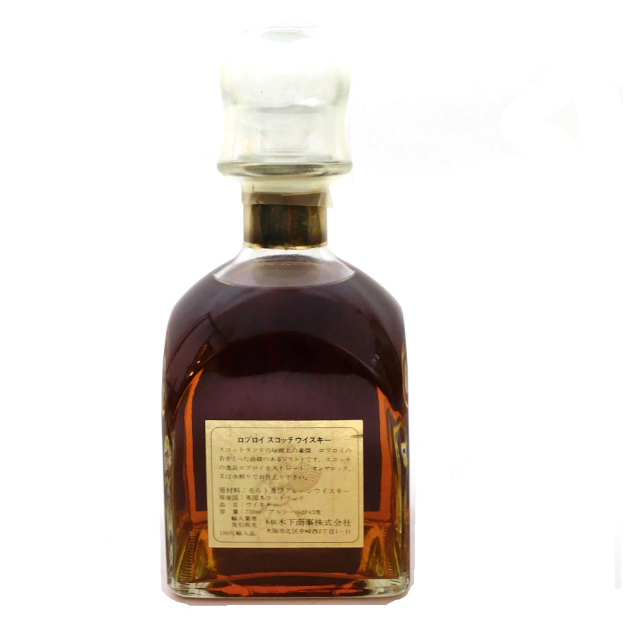 楽天市場】【中古】未開栓 ウイスキー ロブロイ 12年 ブレンデッド