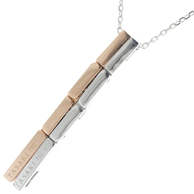 楽天市場】（新品仕上げ済）タサキ TASAKI 田崎 クロス バー ダイヤ