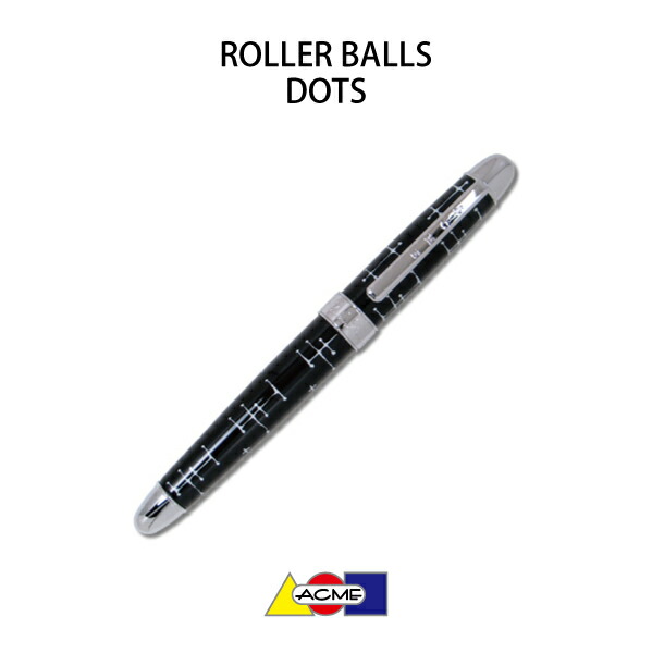 楽天市場】【高級ボールペン】ACME（アクメ）ローラーボールペンDOTS