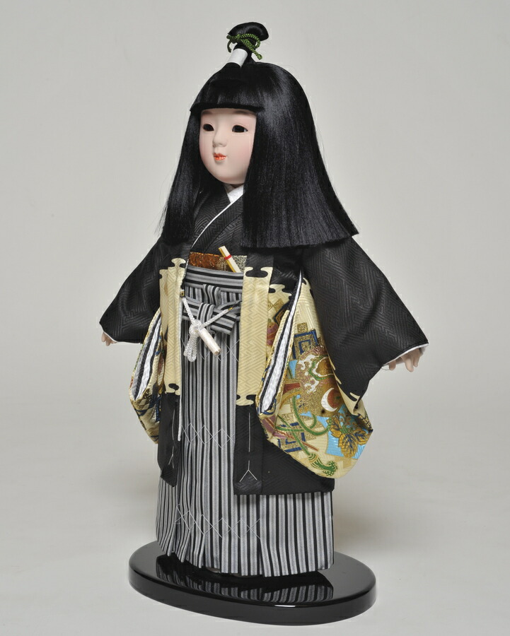 楽天市場】【市松人形】 12号市松人形 羽織袴姿 京華作【ひな人形