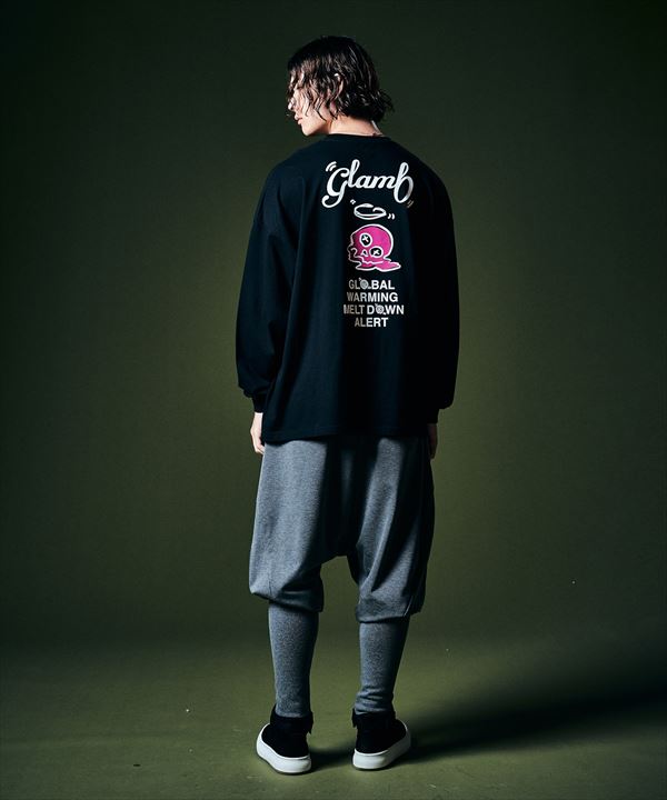 楽天市場】glamb グラム Long Rib Sarrouel Pants ロングリブサルエル