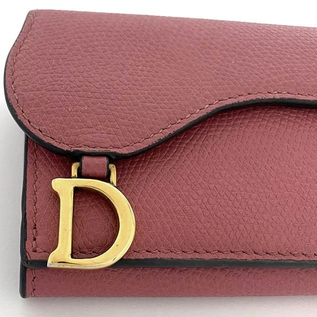 楽天市場】クリスチャン ディオール 三つ折り 財布 ピンク ゴールド