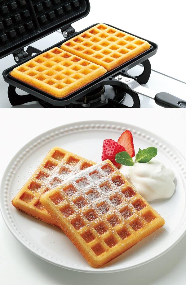 楽天市場】ワッフル 鉄板 ワッフルメーカー ワッフル器 フッ素加工 D
