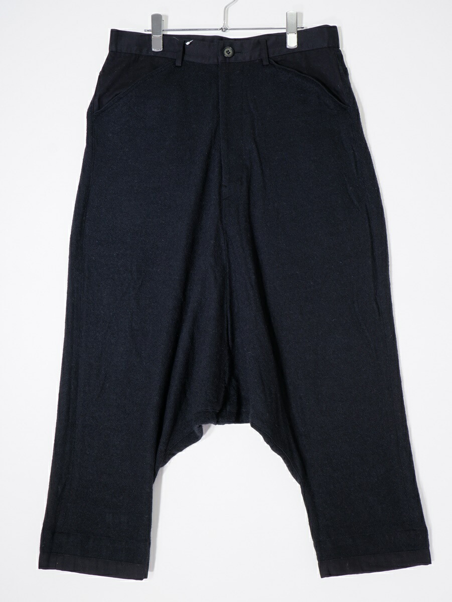 楽天市場】ヨウジヤマモト サルエルパンツ（カラーブラック）の通販