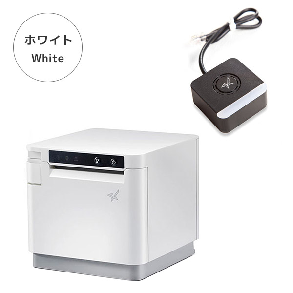 mC-Print3 ストア MCP31LB ホワイト 楽天市場】正規品 ロール紙付