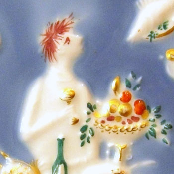 マイセンの陶板画 Sommer マイセンの陶板画 Sommer