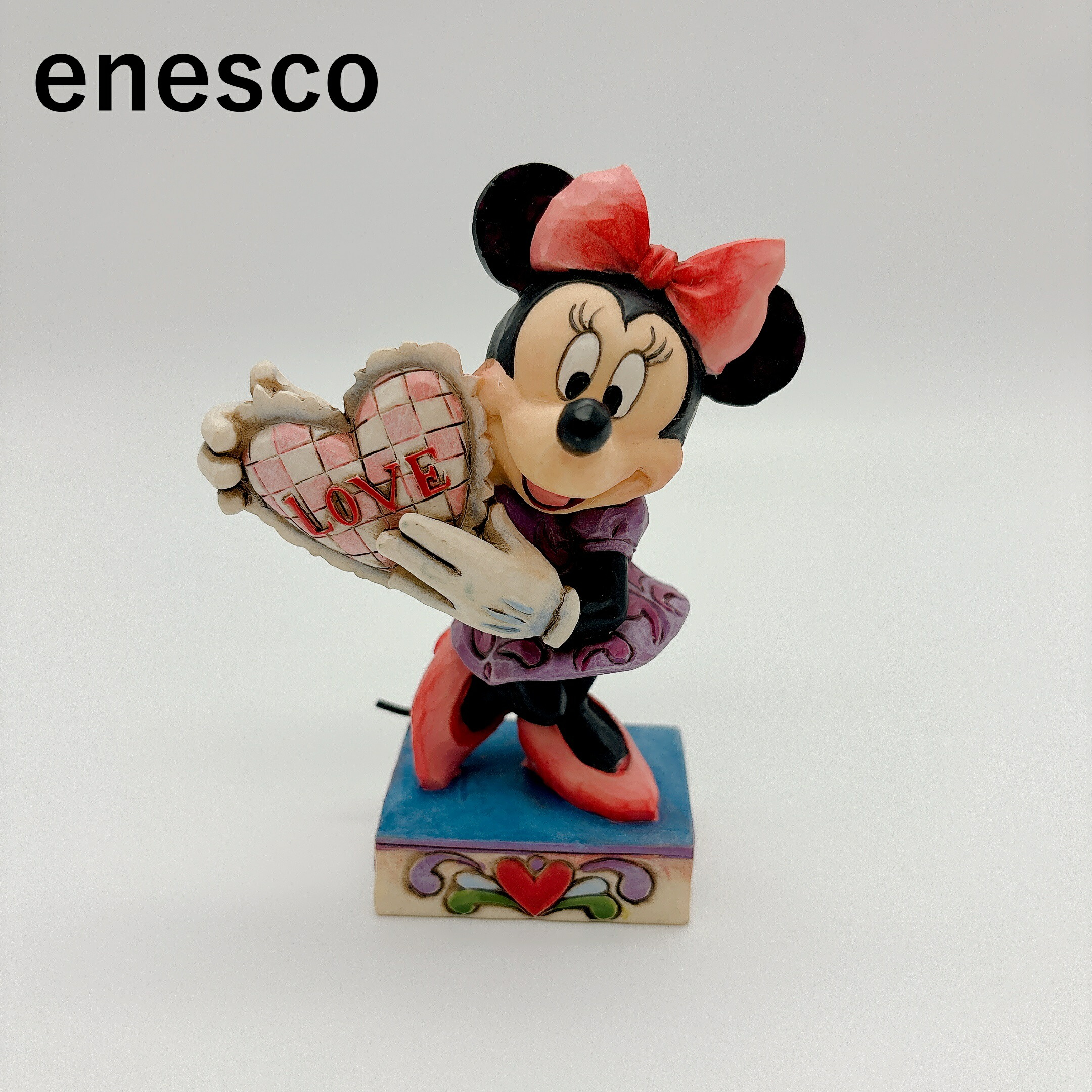 ミニー ホールディング バニー enesco エネスコ Disney Traditions