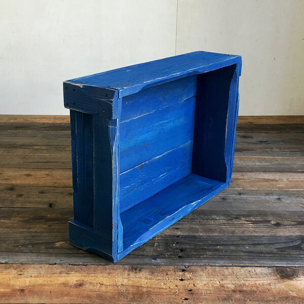 Rihi24様用)青色の装飾木製収納箱 アンティーク 中国家具 アジアン