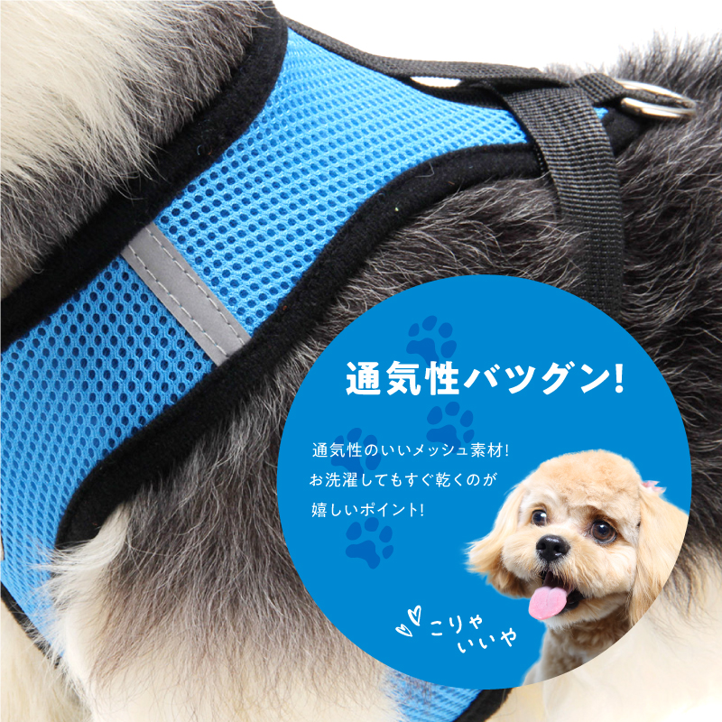 楽天市場】犬 ハーネス Y型タイプ メッシュ 負担軽減 苦しくない 通気
