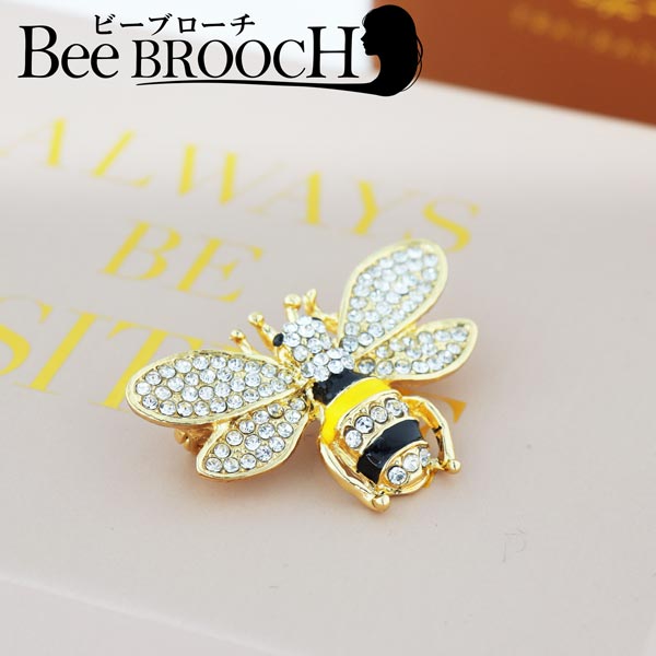 楽天市場】ブローチ 蜂（ブローチ｜レディースジュエリー