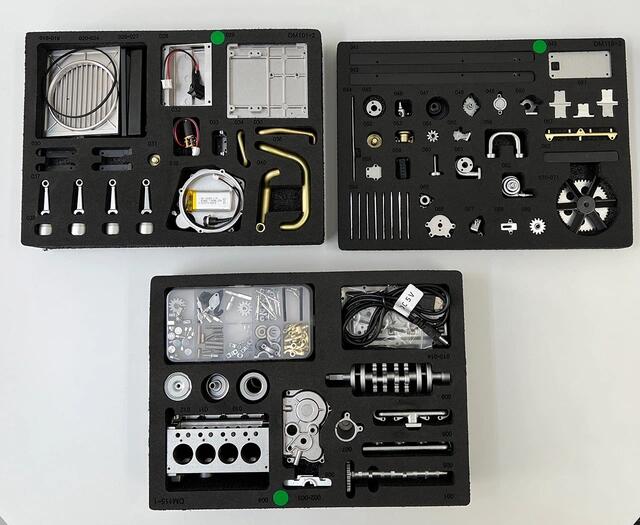 楽天市場】4気筒 ミニディーゼルエンジン組立キット 【 DM115 】 模型