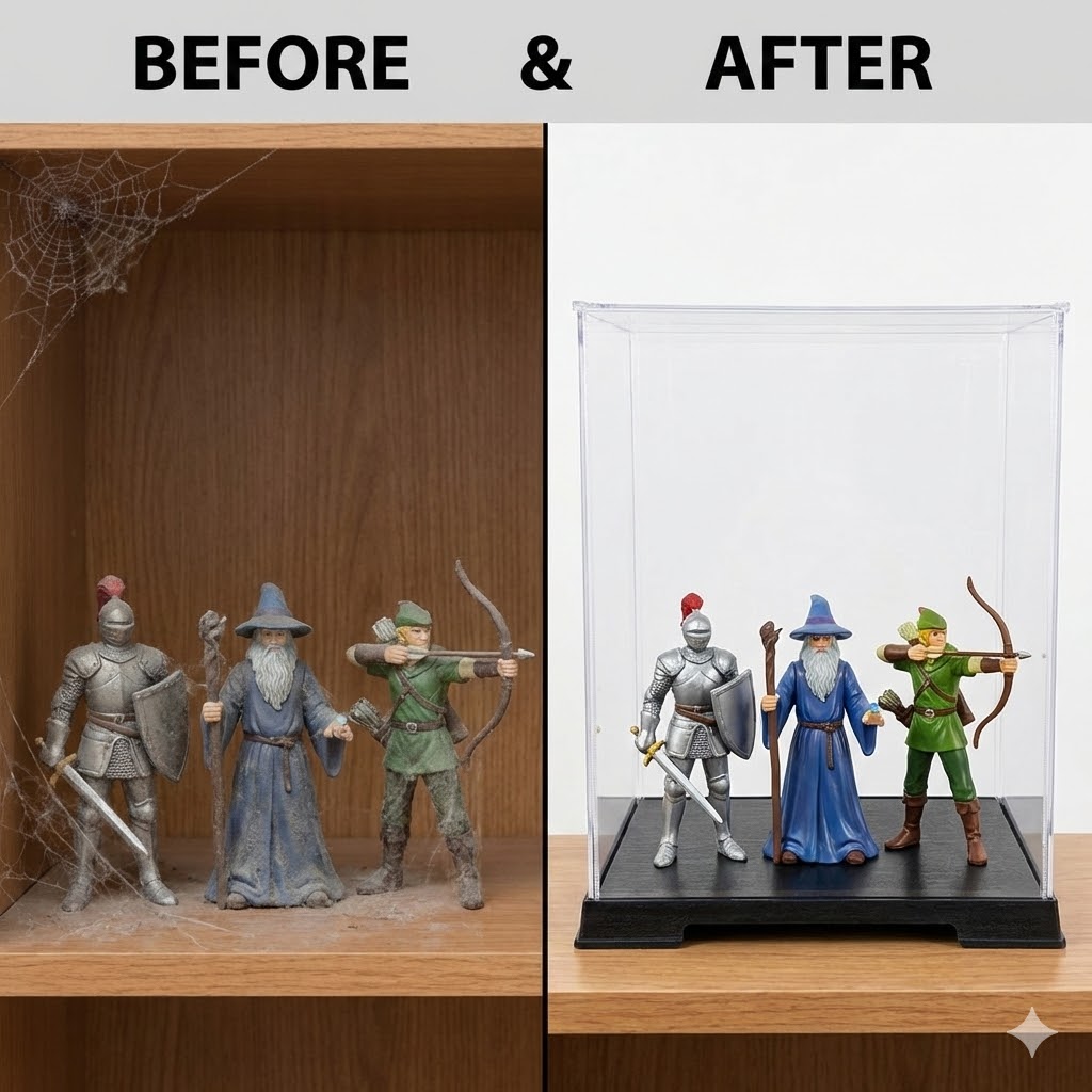 楽天市場】フィギュアケース コレクションケース 卓上 収納