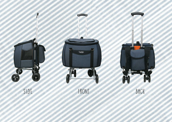 楽天市場】コンパクトな多機能 ペットカート スイートハート リュック