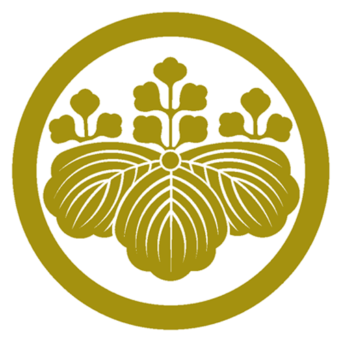 楽天市場】家紋ステッカー 090 丸に五三の桐 13cmサイズ