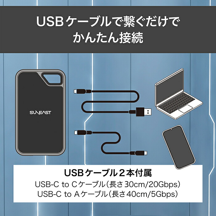 楽天市場】【正規代理店】SSD 1TB 2TB 外付け SSD ポータブル USB3.2