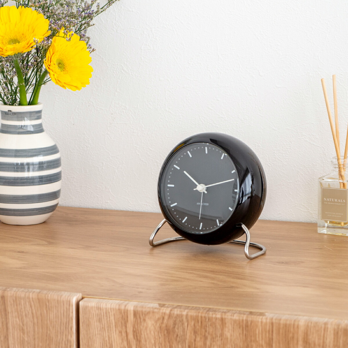 楽天市場】【取扱終了】アルネヤコブセン ARNE JACOBSEN TABLE CLOCK