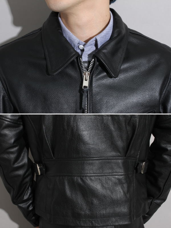 楽天市場】Freedom 本革 シングルライダースジャケット メンズ