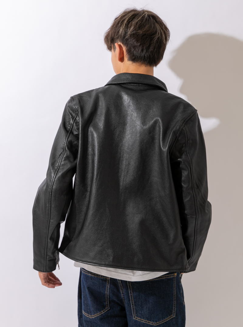 楽天市場】フリーダムレザー レザージャケット ゴートレザー