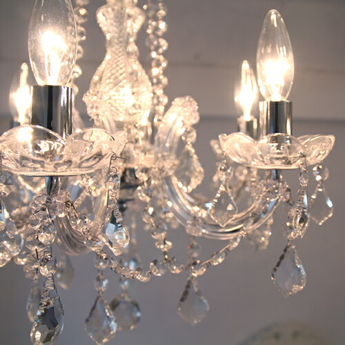 楽天市場】シャンデリア 6灯「サンクチュアリ」( Sanctuary)クリスタル