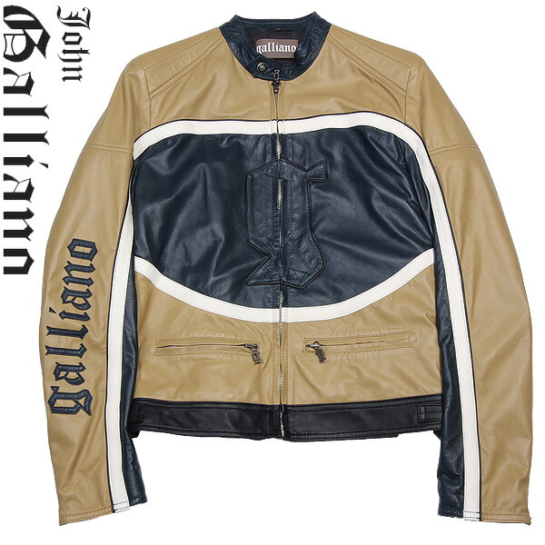 John ジョンガリアーノ レザージャケット Galliano(ジョン ガリアーノ