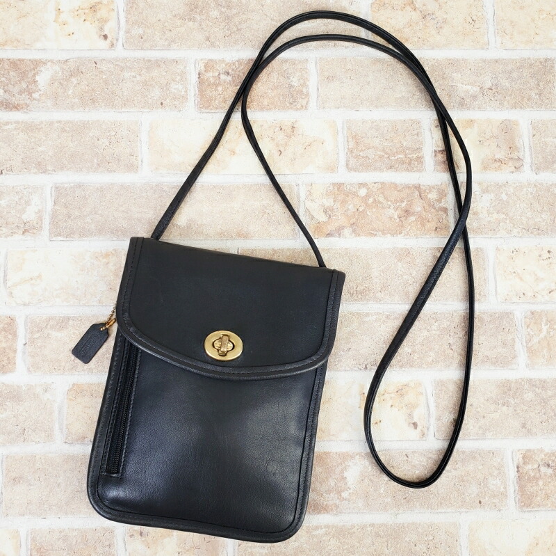 楽天市場】【中古品】オールドコーチ USA製 レザー ターンロック ミニ