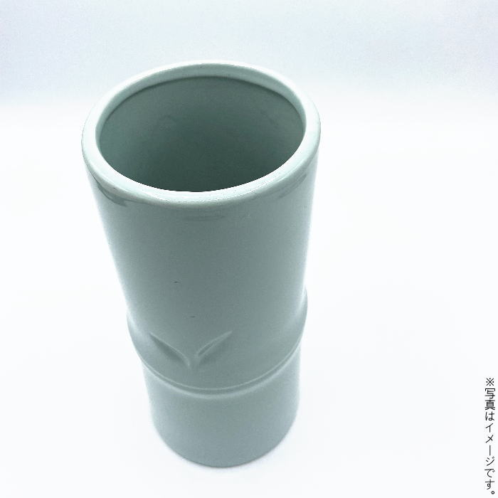 楽天市場】【数量限定：即日出荷】竹形青磁 8号寸胴花瓶【高さ24cm