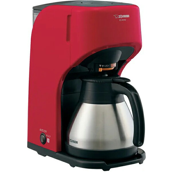 楽天市場】ZOJIRUSHI 象印 EC-KV50-RA(レッド) コーヒーメーカー 珈琲