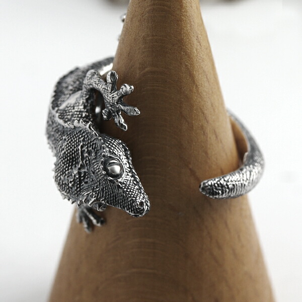 楽天市場】Cold I's クレステッドゲッコー 巻きつき リング 7〜19号