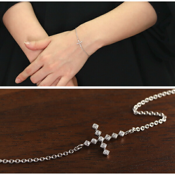 楽天市場】選べる4種類 チャーム シルバーブレスレット 15〜18cm